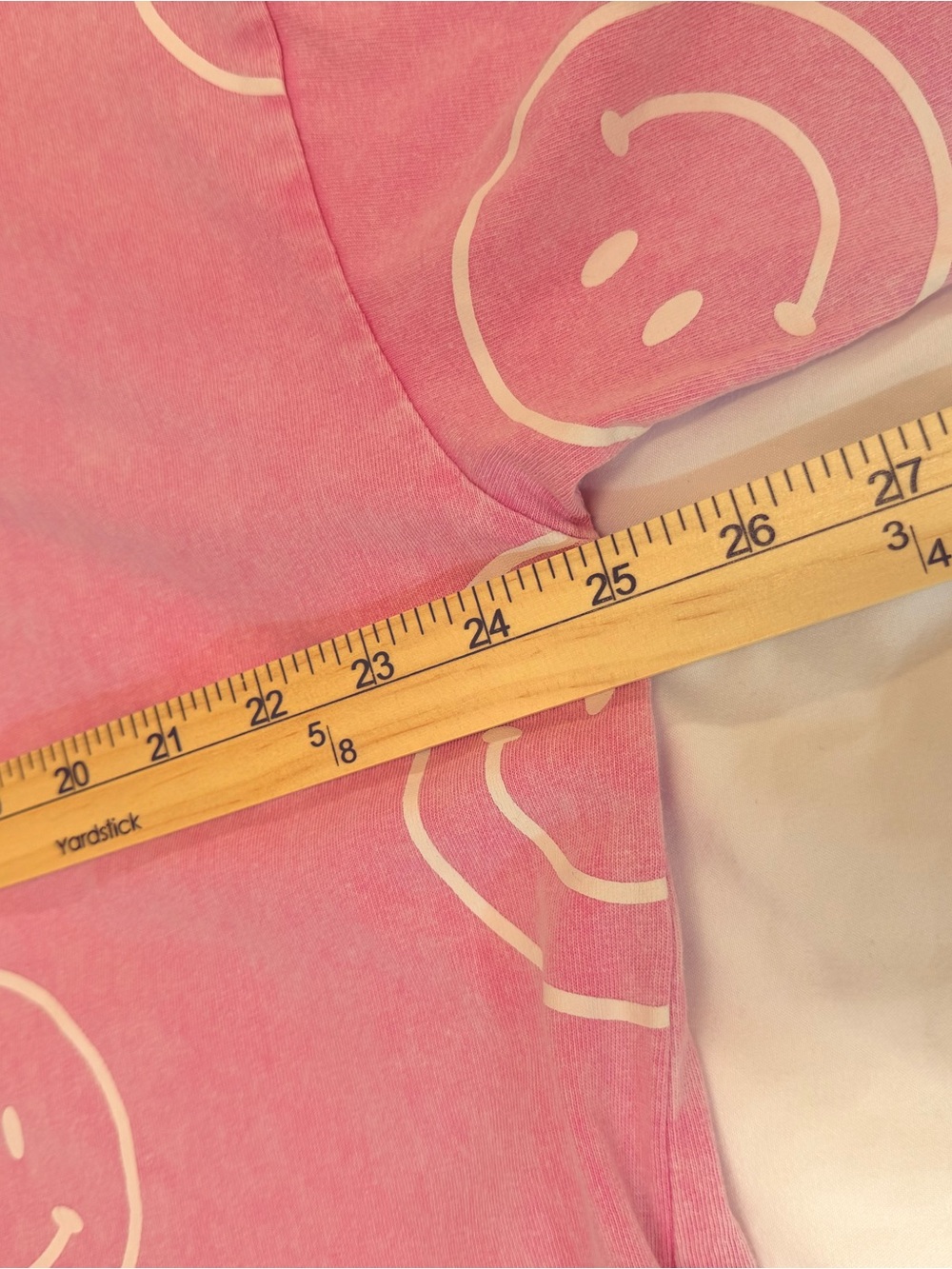 Easel Los Angeles Barbie Pink Smiley Face Mineral Wash T-Shirt Dress Size Large - Picture 5 of 6